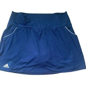 Adidas Blue Skort - M navy blue , polyester spandex